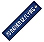 Keychain I'd Rather Be Flying - Blue