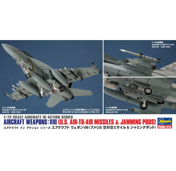 Hasegawa US Aircraft Weapons set VIII 1:72 [72-13]