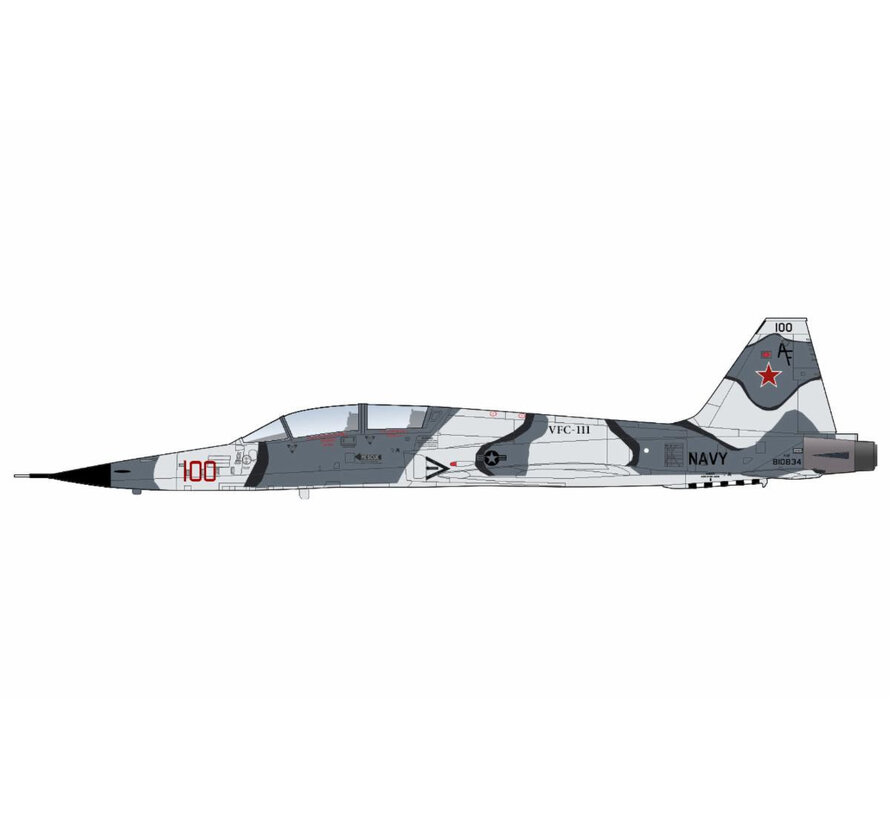 F5F Freedom Fighter RED100 Franken Tiger VFC-111 US Navy 810834 grey camouflage 2023 1:72 +pre-order+