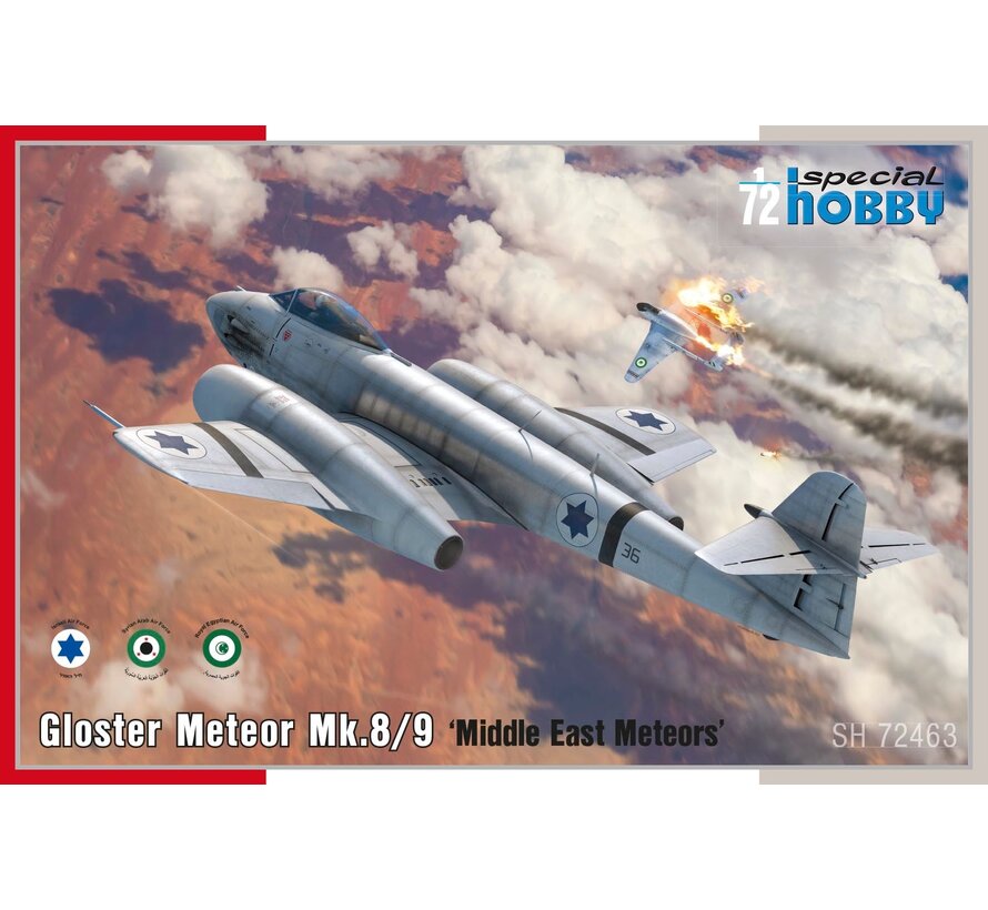 Gloster Meteor Mk.8/9 ‘Middle East Meteors’ 1:72