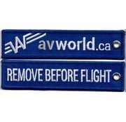 Keychain Remove Before Flight Avworld Blue