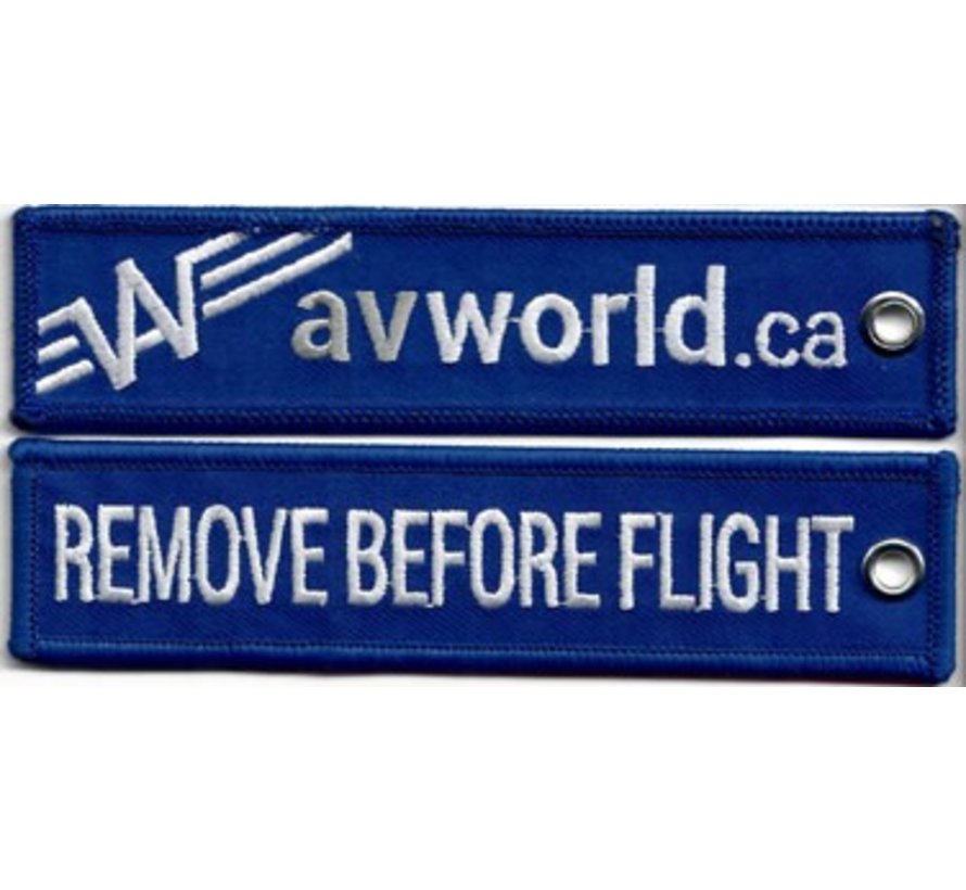 Keychain Remove Before Flight Avworld Blue