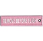 Keychain RBF Remove Before Flight  Pink