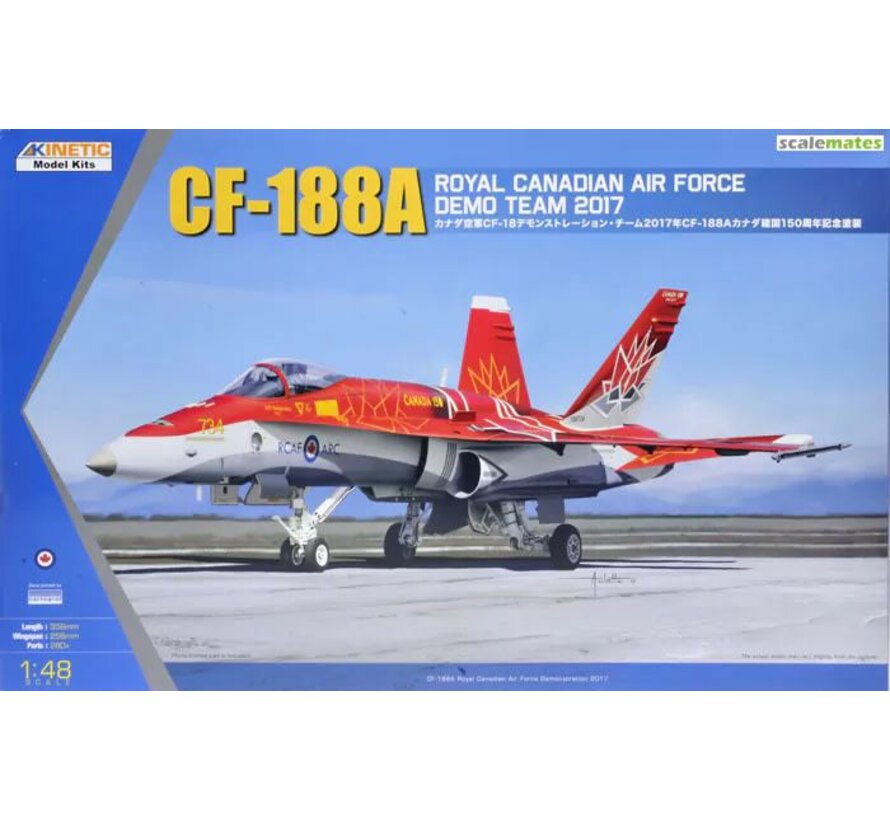 CF188A RCAF Demo Team 2017 Canada red 150 1:48