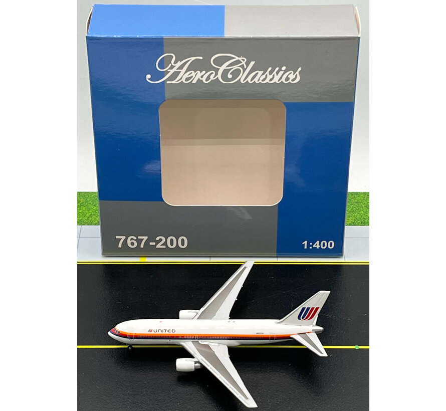 B767-200 United Airlines Saul Bass livery N602UA 1:400 +New Arrival+