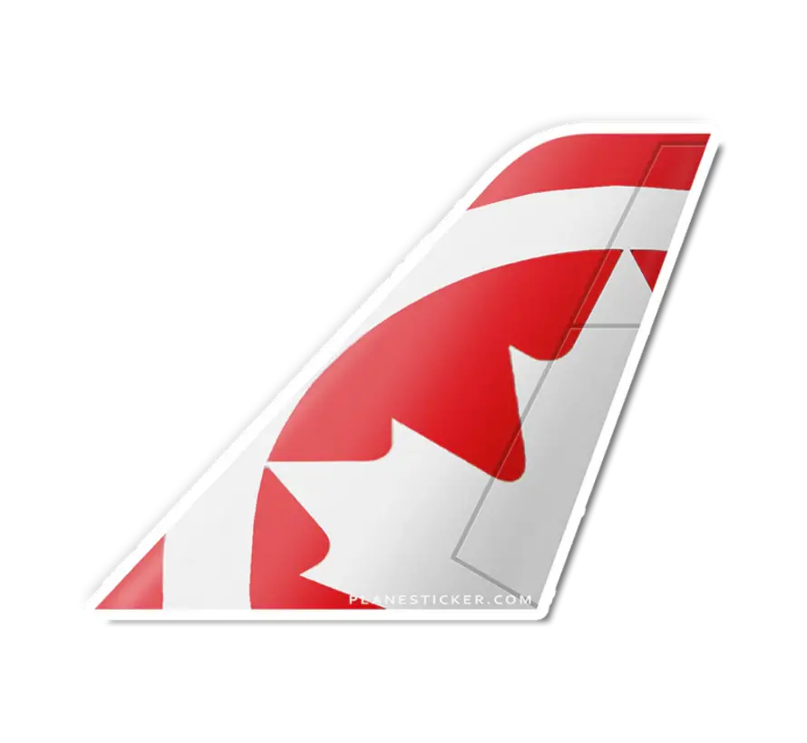 Sticker Air Canada Rouge Tail