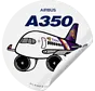 Sticker Thai A350 Round