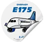 Sticker United E175 Round