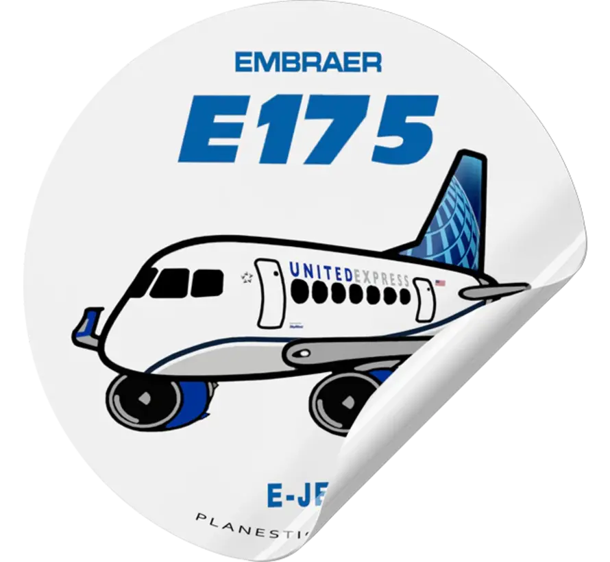 Sticker United E175 Round
