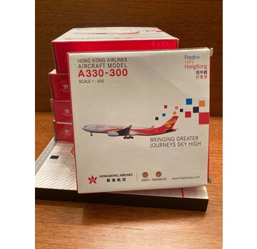 A330-300 HongKong Airlines 1:400 model/toy w/stand -exclusive airline issue