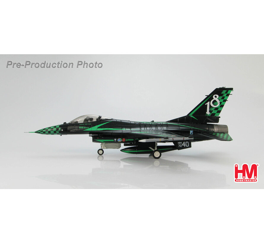 F-16ADF Stormo, 18 Gruppo/CIO, 1000 hours, Aeronautica Militare Italiana, Birgi AB 2009 1:72**Collection sale