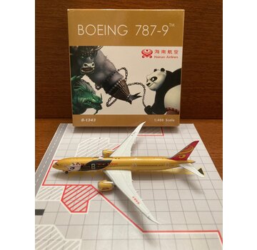 Phoenix Diecast B787-9 Hainan Kung Fu Panda 4 KFP4 Gold B-1343 1:400**Collection sale