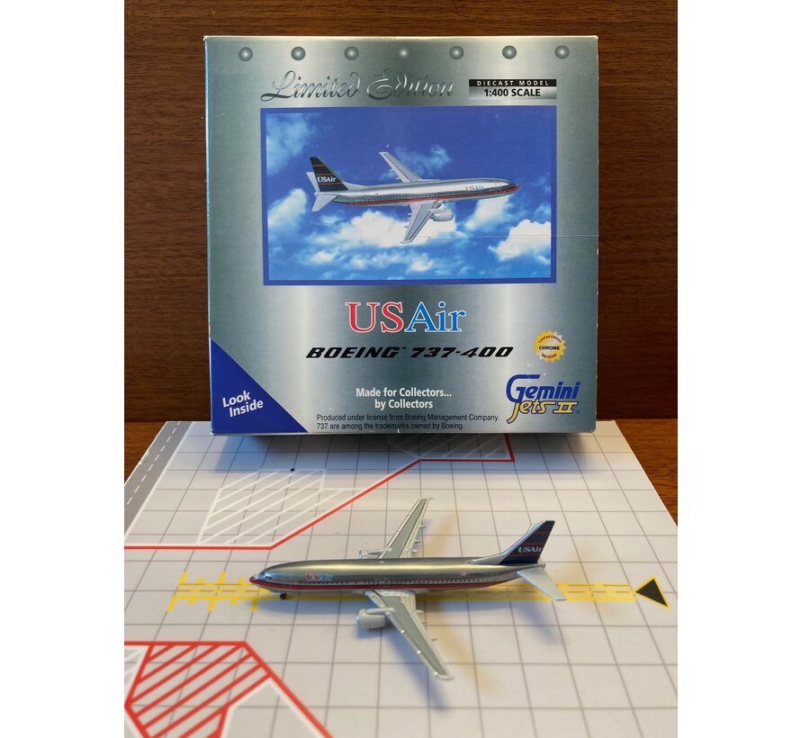 B737-400 USAir N783AU [polished] 1:400**Collection sale