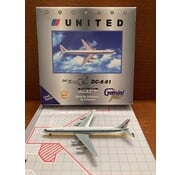 Gemini Jets DC8-61 United N8073U Blue Cheatline- "Super 8 To The Aloha State" 1:400**Collection sale