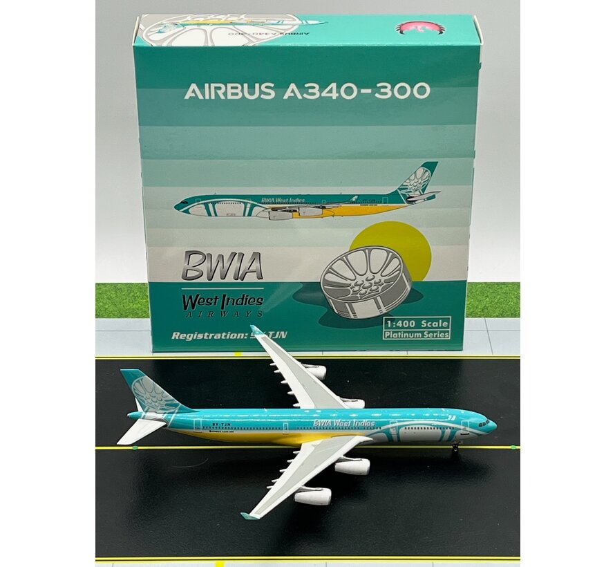 A340-300 BWIA British West Indies Airways 9Y-TJN 1:400 +new Arrival+