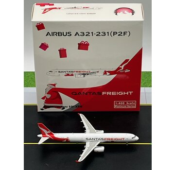 Phoenix Diecast A321(P2F) QANTAS Freight Santa’s Freight VH-XF4 1:400  +New Arrival+