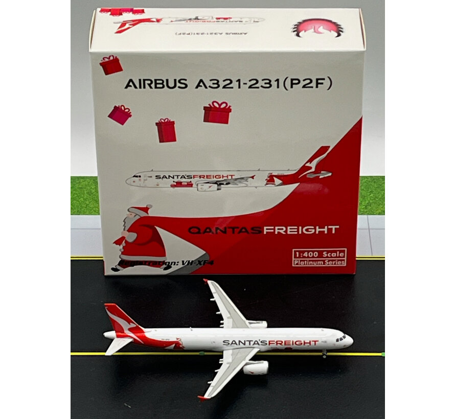 A321(P2F) QANTAS Freight Santa’s Freight VH-XF4 1:400  +New Arrival+