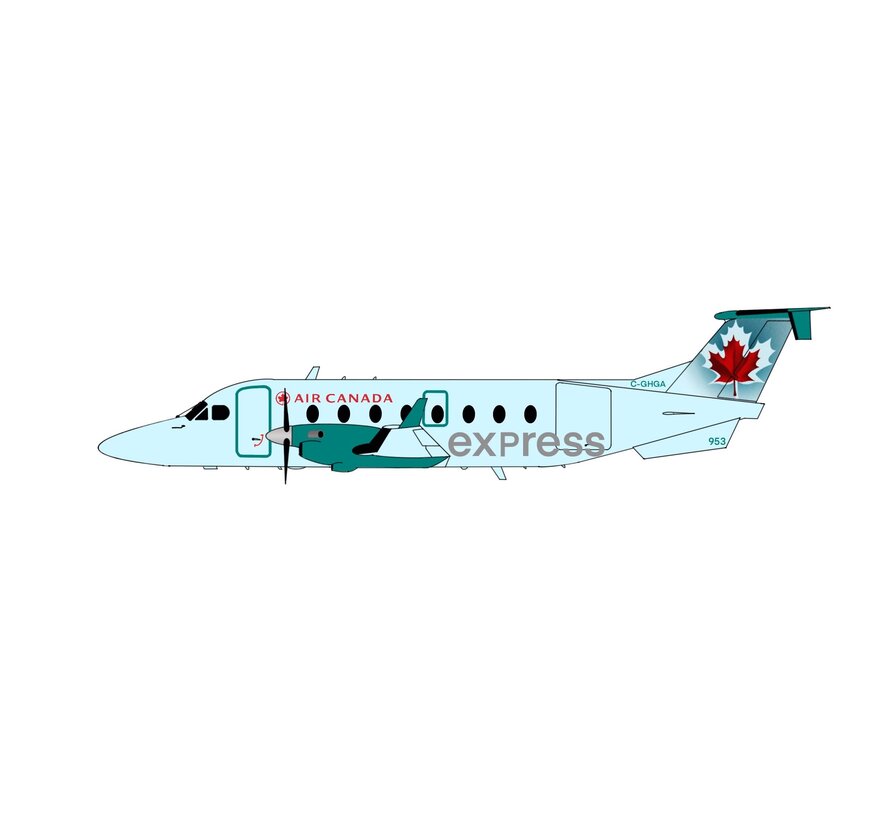 Beech B1900D Air Canada express 2004 ice blue livery C-GHGA 953 1:200