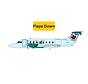 Beech B1900D Air Canada express 2004 ice blue livery C-GORA 957 1:200 flaps down