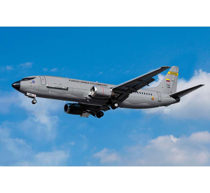 B737-400 Colombian & Indonesian AF 1:144 [Ex-Minicraft] New 2025
