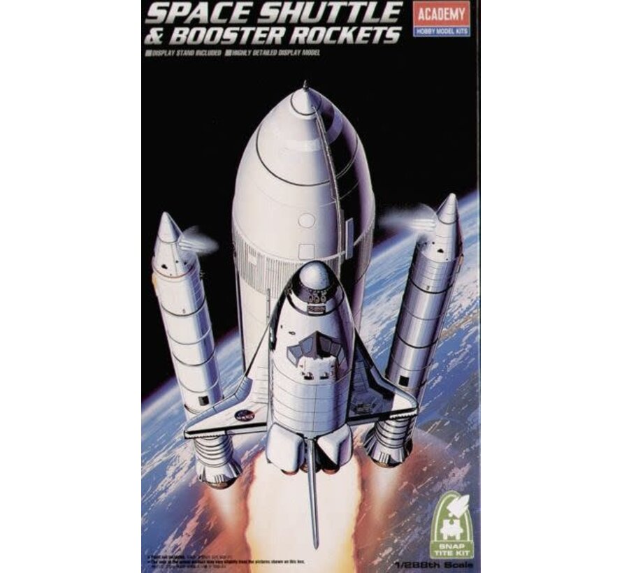 Space Shuttle and Booster Rockets  1:288 ( Ex-ACA1639)