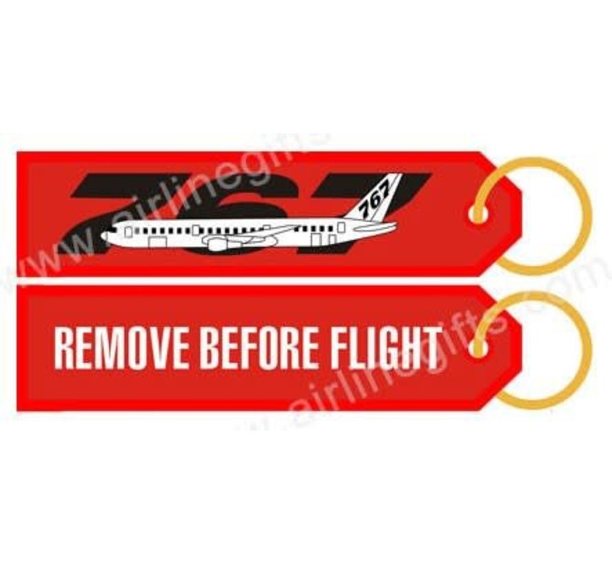 KEY CHAIN RBF 767 REMOVE BEFORE FLIGHT