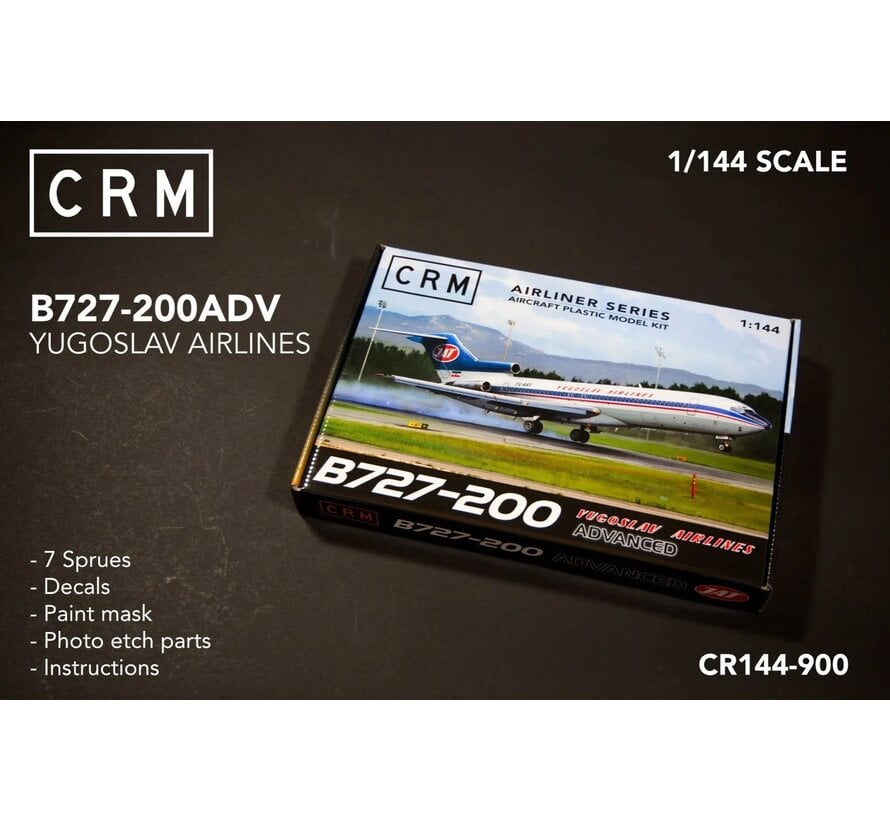 CR Models B727-200ADV JAT Yugoslav Airlines 1:144 New tool 2025