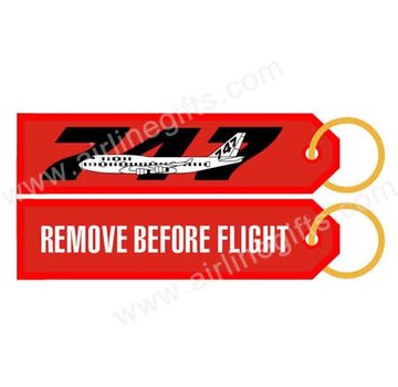 KEY CHAIN RBF 747 REMOVE BEFORE FLIGHT
