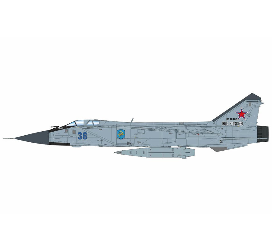MIG-31K BLUE36 Russian Long Range Aviation Command 1:72 (with KH-47 and R-37 missiles) (2nd - 1st was 2018)  +pre-order+