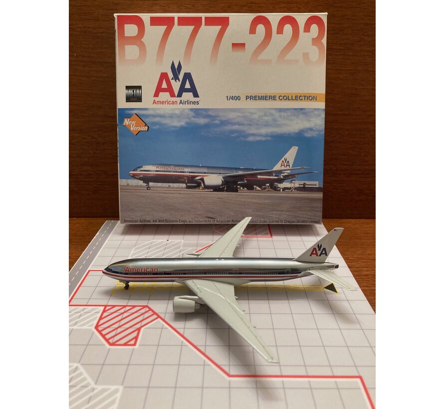 B777-200 American N787AL [chromed] 1:400**Collection sale