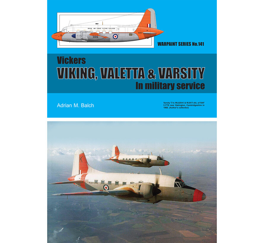Vickers Viking, Valetta & Varsity In Military Service: Warpaint #141 softcover +NEW ARRIVAL+