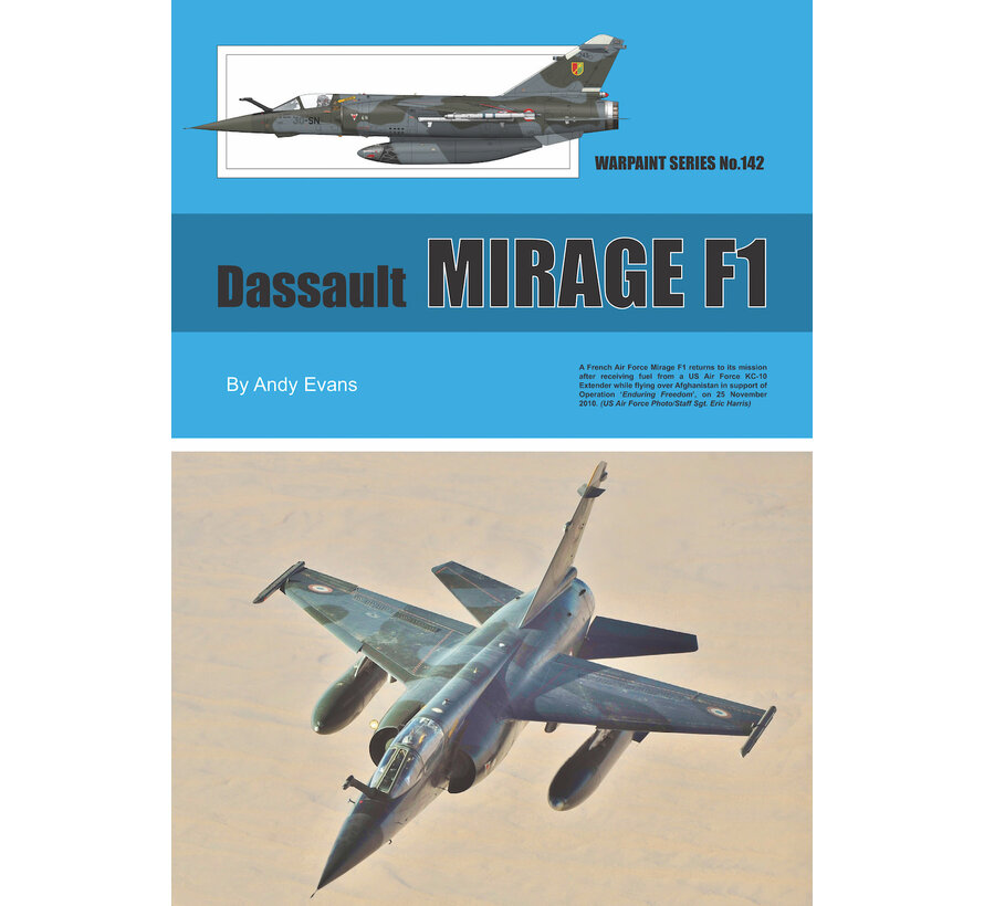 Dassault Mirage F1: Warpaint #142 softcover +NEW ARRIVAL+