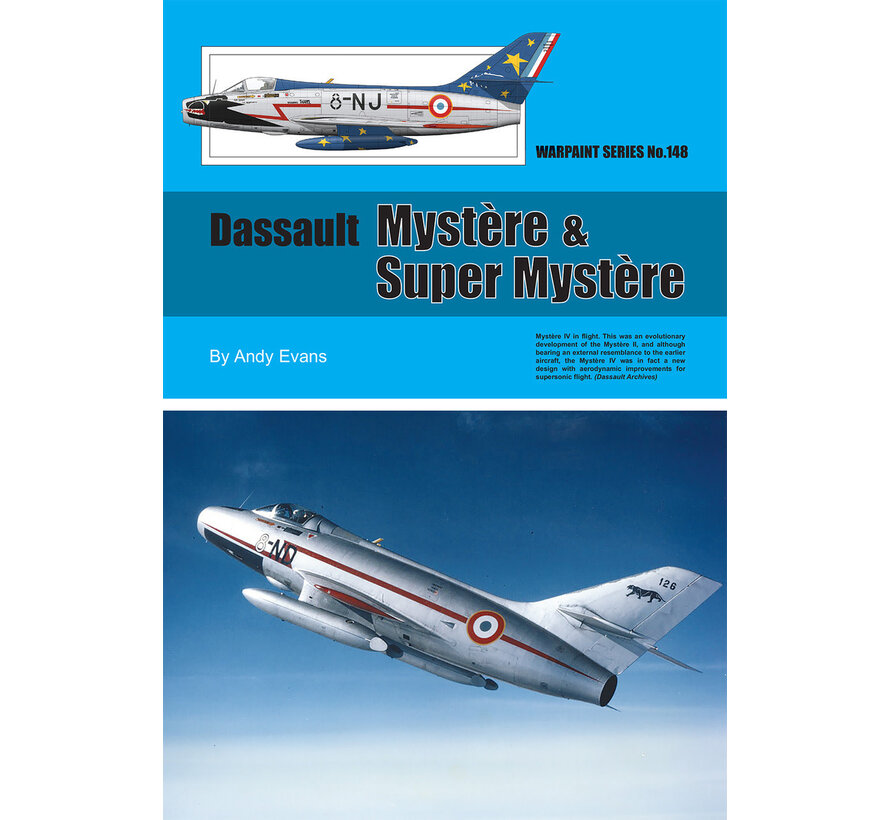 Dassault Mystere & Super Mystere: Warpaint #148 softcover