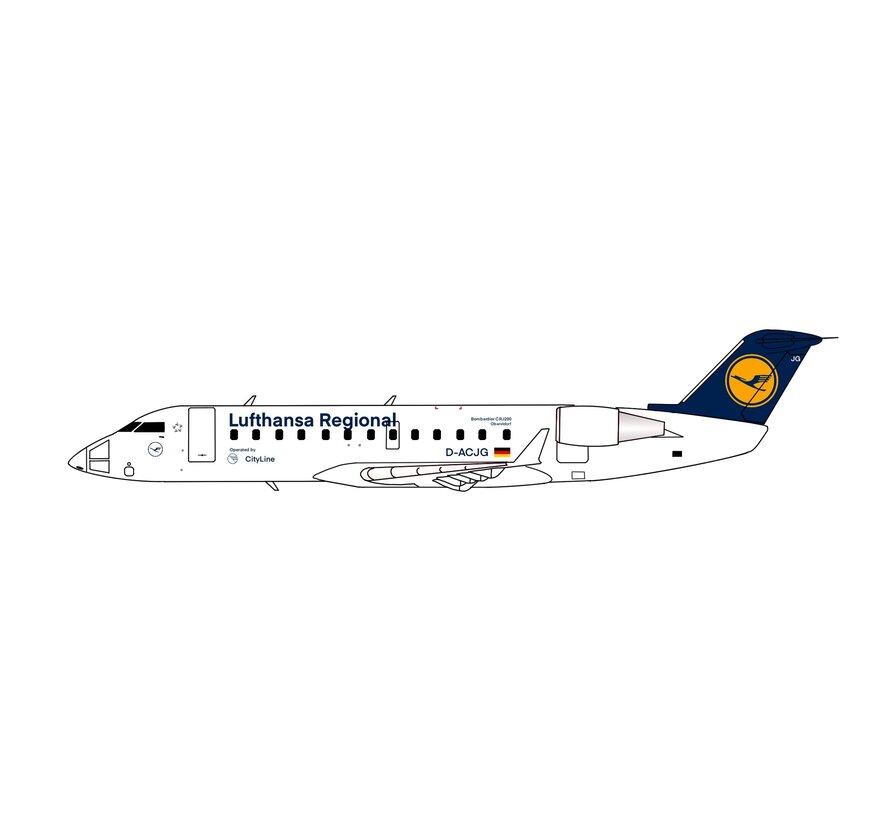 CRJ200 Lufthansa Regional CityLine old livery D-ACJG 1:400 +Pre-order+