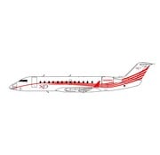 3D Design Deck CRJ200 XO Jet Corporate N209RW 1:400  +Pre-order+