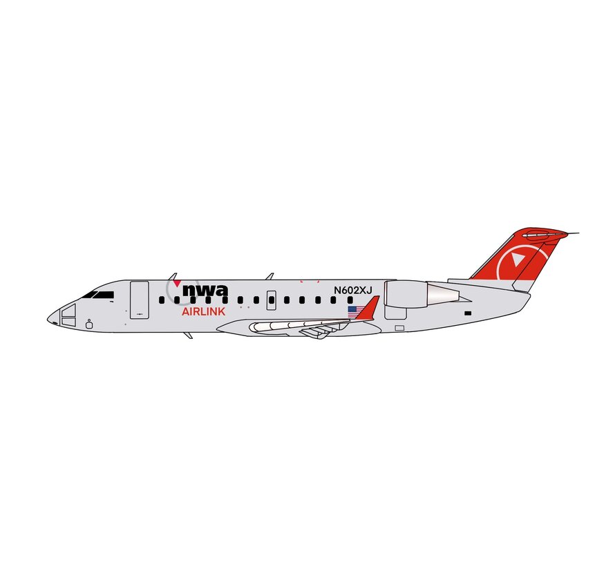 CRJ200 Northwest NWA final livery N602XJ 1:400 +Pre-order+
