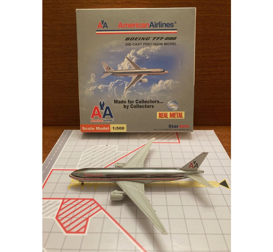 Starjets B777-200 American 'N787AL' [chrome] 1:500**Collection sale