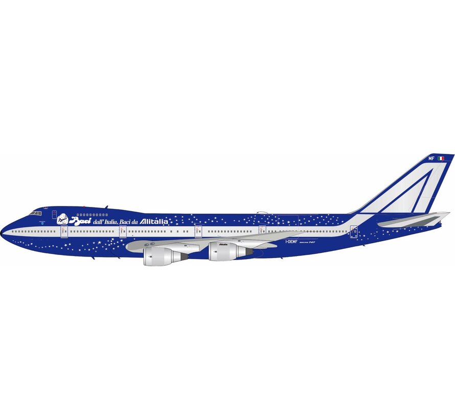 B747-200BM Alitalia BACI livery I-DEMF 1:200 +RESTOCK+