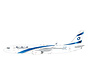 B737-800W El Al Israel Airlines 4X-EKK 1:200 winglets with upgraded stand  +NEW ARRIVAL+