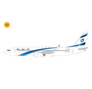 Gemini Jets B737-800W El Al Israel Airlines 4X-EKK 1:200 winglets flaps down