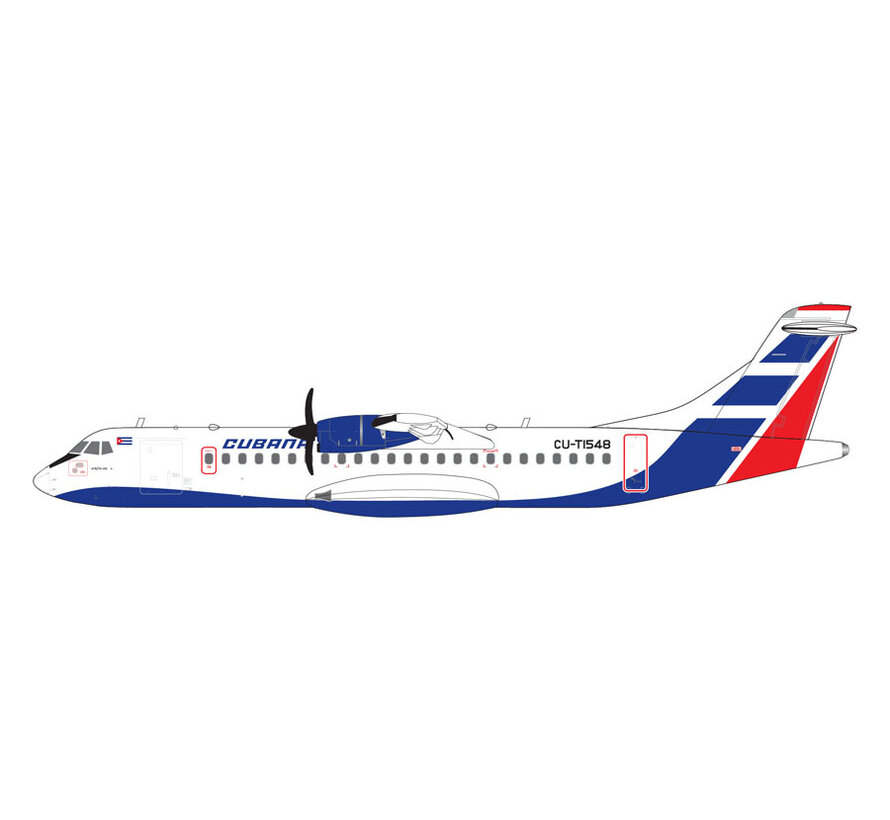 ATR72-200 Cubana CU-T1548 1:200