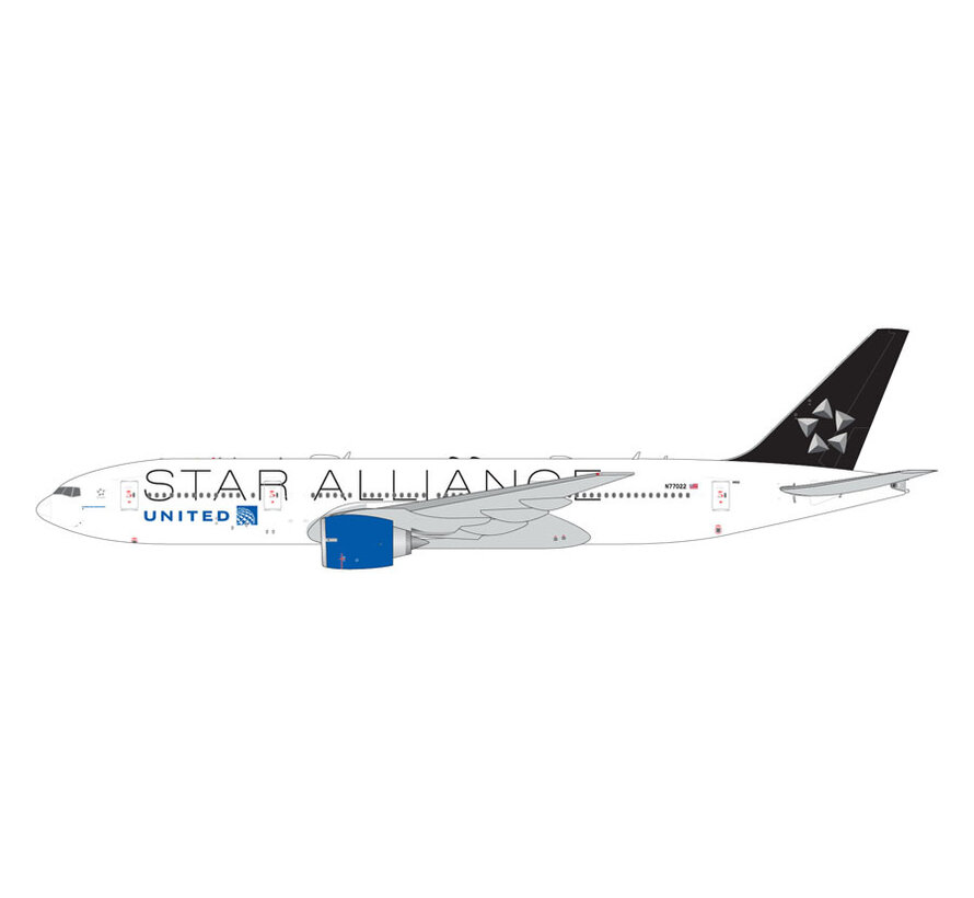 B777-200ER United Airlines Star Alliance livery N77022 1:400 +NSI+