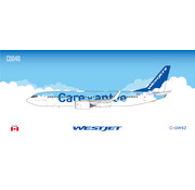 C Models B737-800W WestJet Care-antee livery C-GWSZ 1:400 winglets +New Arrival+
