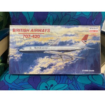Minicraft Model Kits B707-420 British Airways 'Red tail' 1:144 [Model kit]**Discontinued**