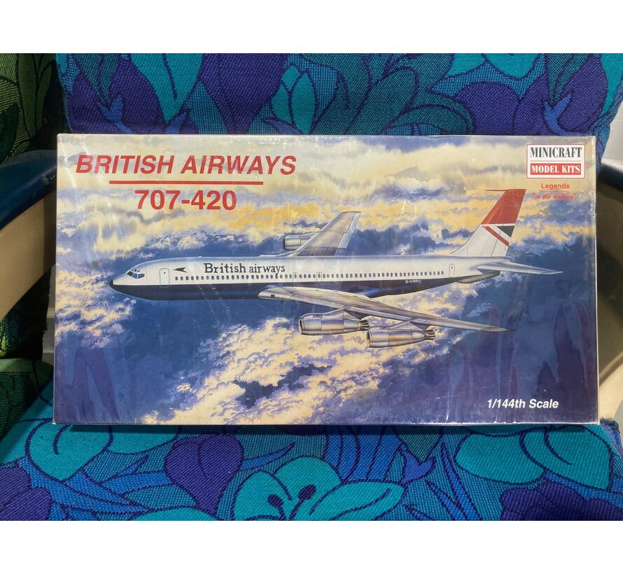 B707-420 British Airways 'Red tail' 1:144 [Model kit]**Discontinued**
