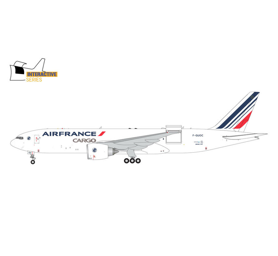 B777-200LRF Air France Cargo F-GUOC 1:400 Interactive Series +NEW ARRIVAL+