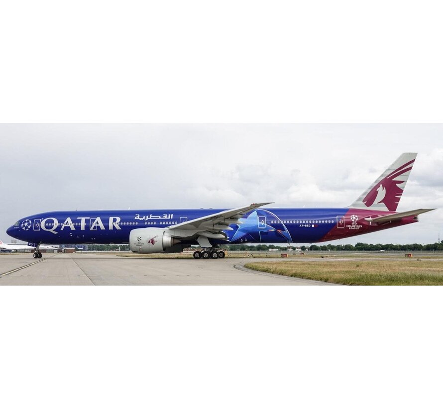 B777-300ER Qatar Airways UEFA Champions League A7-BED 1:200 +pre-order+