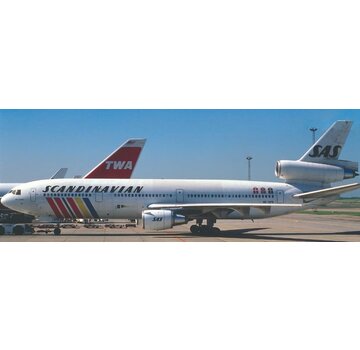 JC Wings DC10-30 SAS Scandinavian Airlines old rainbow stripe livery SE-DFD 1:400  +pre-order+