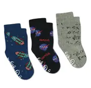 Good Luck Socks Math, Nasa and Rockets Kids Socks / 3-Pack (0-12 months)