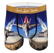 Good Luck Undies Men's FA-18 Hornet Combat Jet Underwear